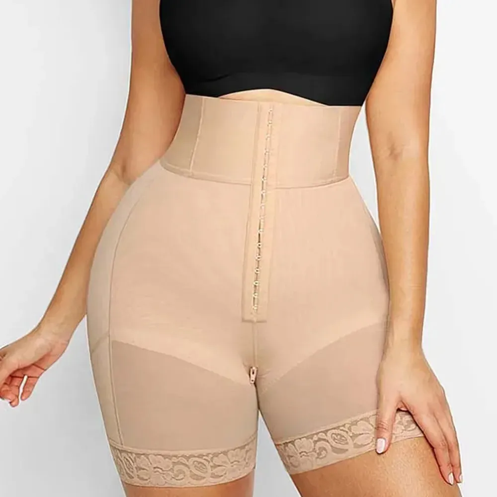 3 Boned Sculpt High Waist Booty Shorts Shaper Shorts Women Tummy Control Underwear for a Flawless Silhouette