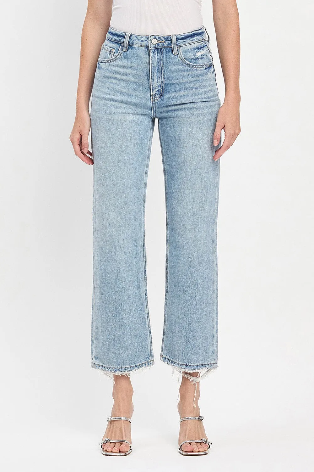90s Ankle Slim Wide Leg Jean - Loveret