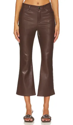 BCBGMAXAZRIA Faux Leather Pant in Chocolate