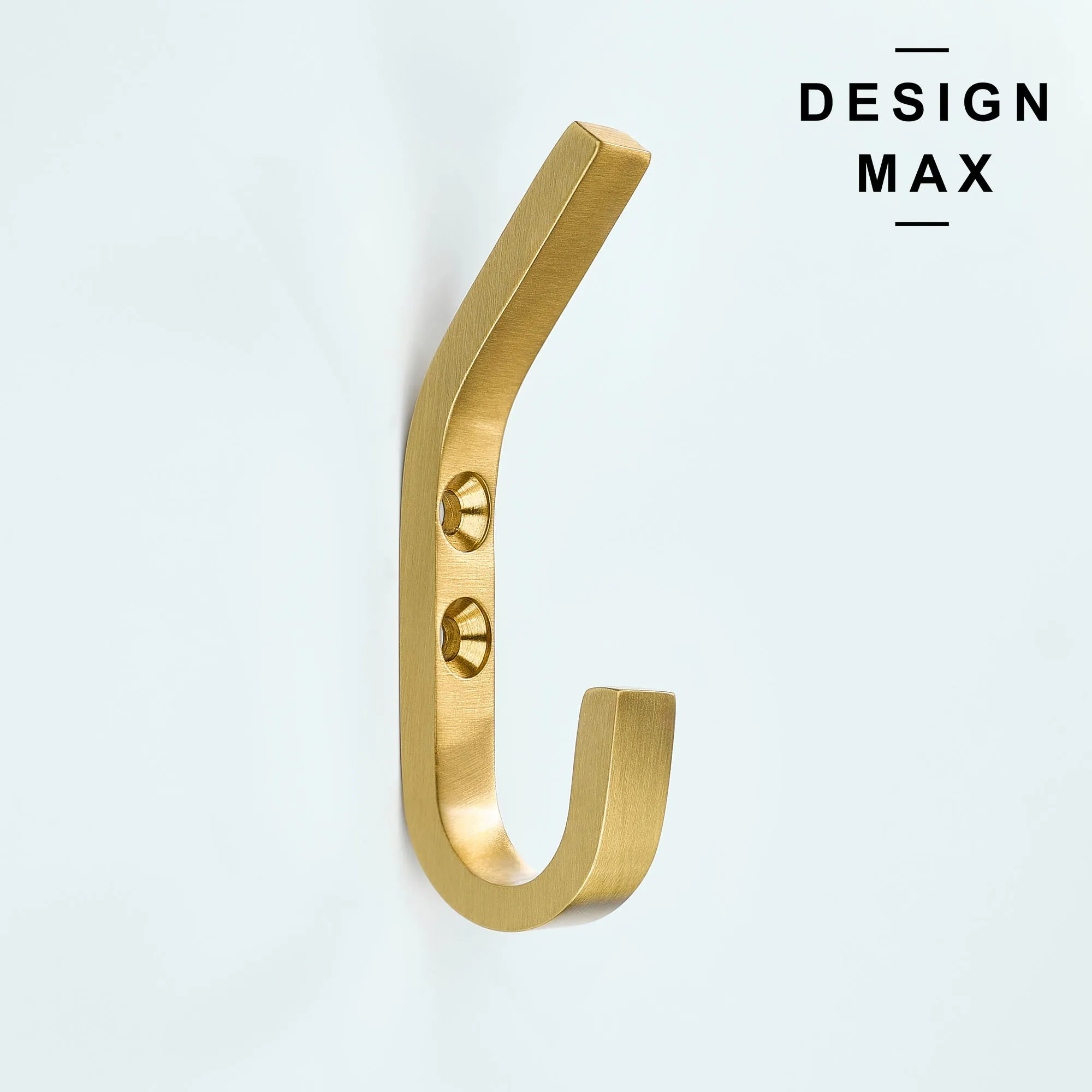 Breslin J Matte Brass Mudroom Wall Hook