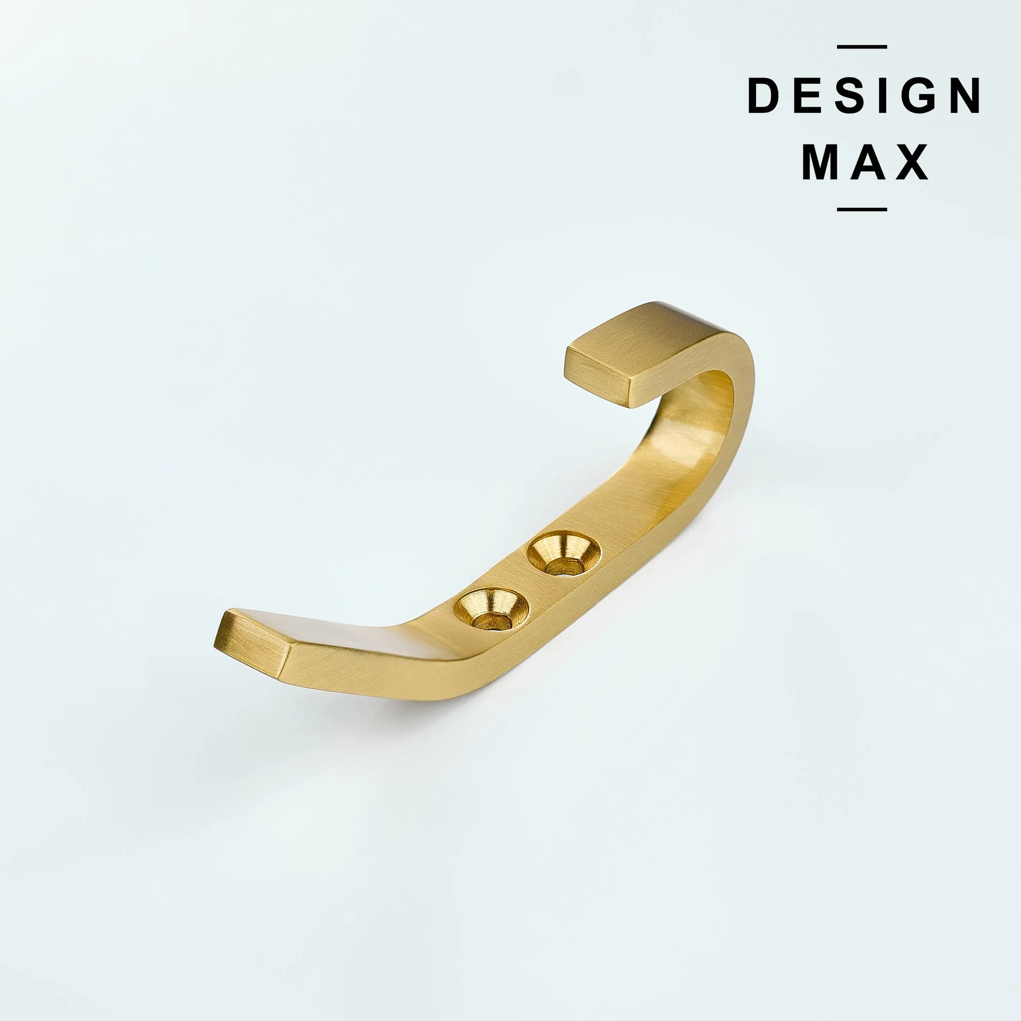 Breslin J Matte Brass Mudroom Wall Hook