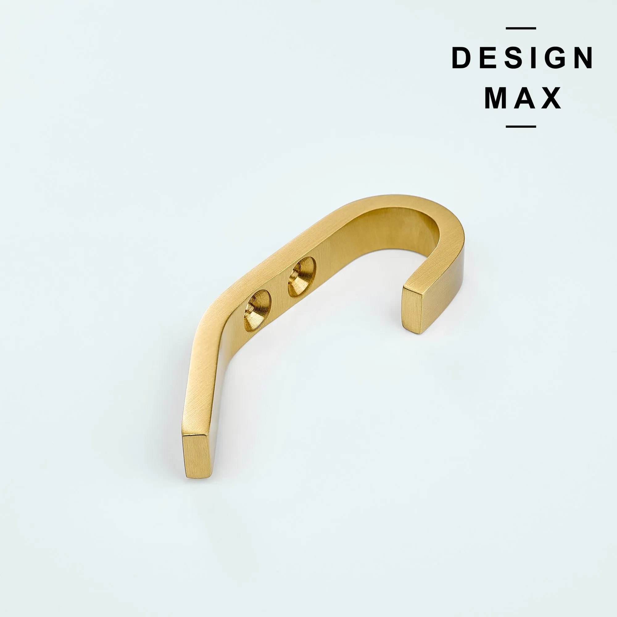 Breslin J Matte Brass Mudroom Wall Hook
