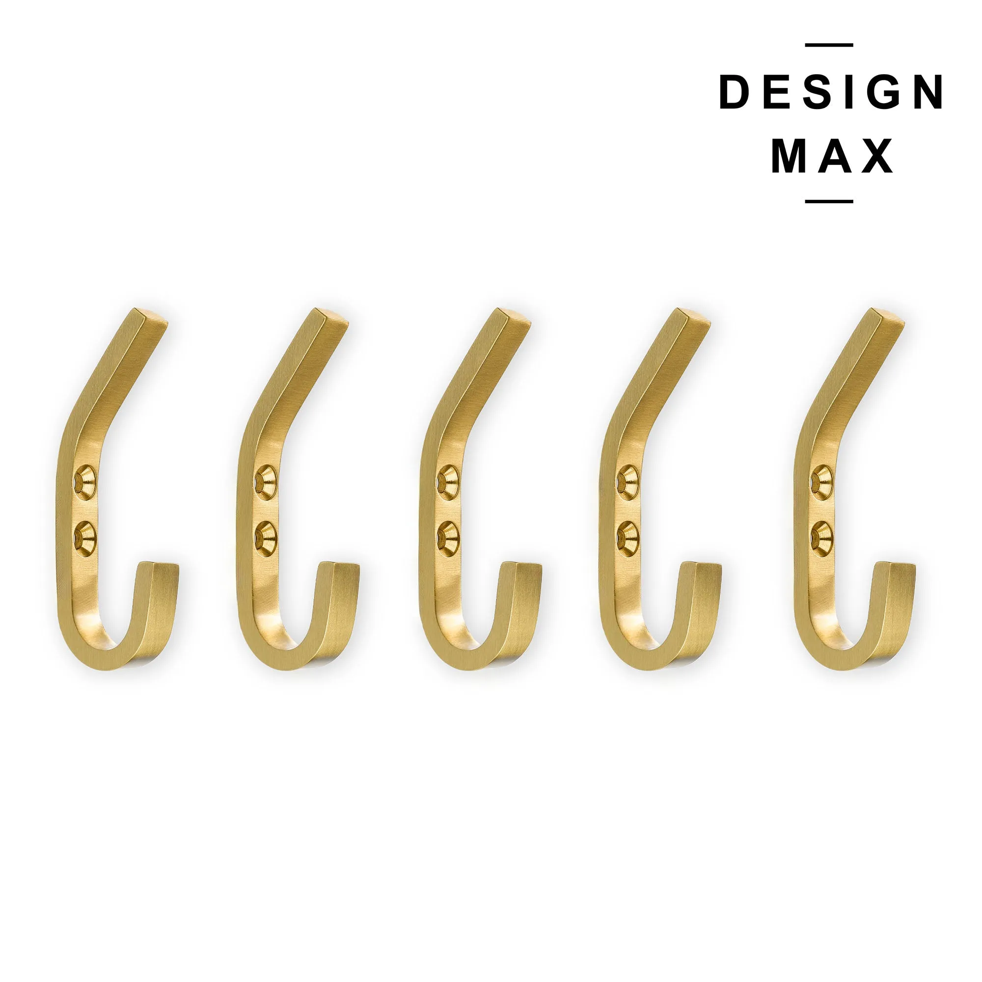 Breslin J Matte Brass Mudroom Wall Hook
