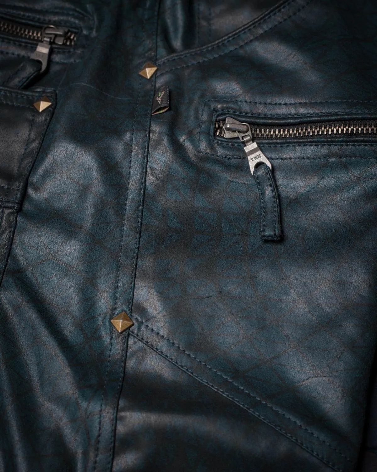 Corsaire Men / Fake Leather - Rider Bottlegreen DESINTEGRATION