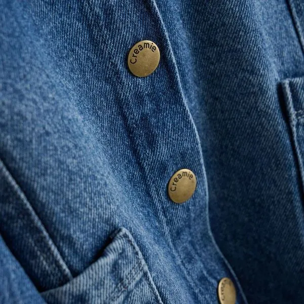 Creamie Girls Cropped Denim Jacket  822596-7770 *