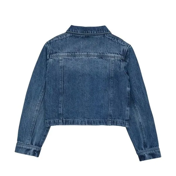 Creamie Girls Cropped Denim Jacket  822596-7770 *