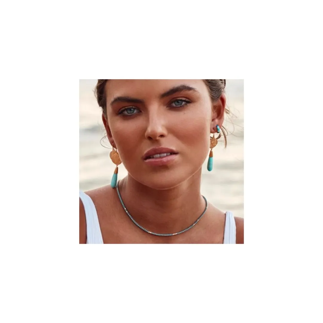 Fairley | Turquoise Tennis Necklace