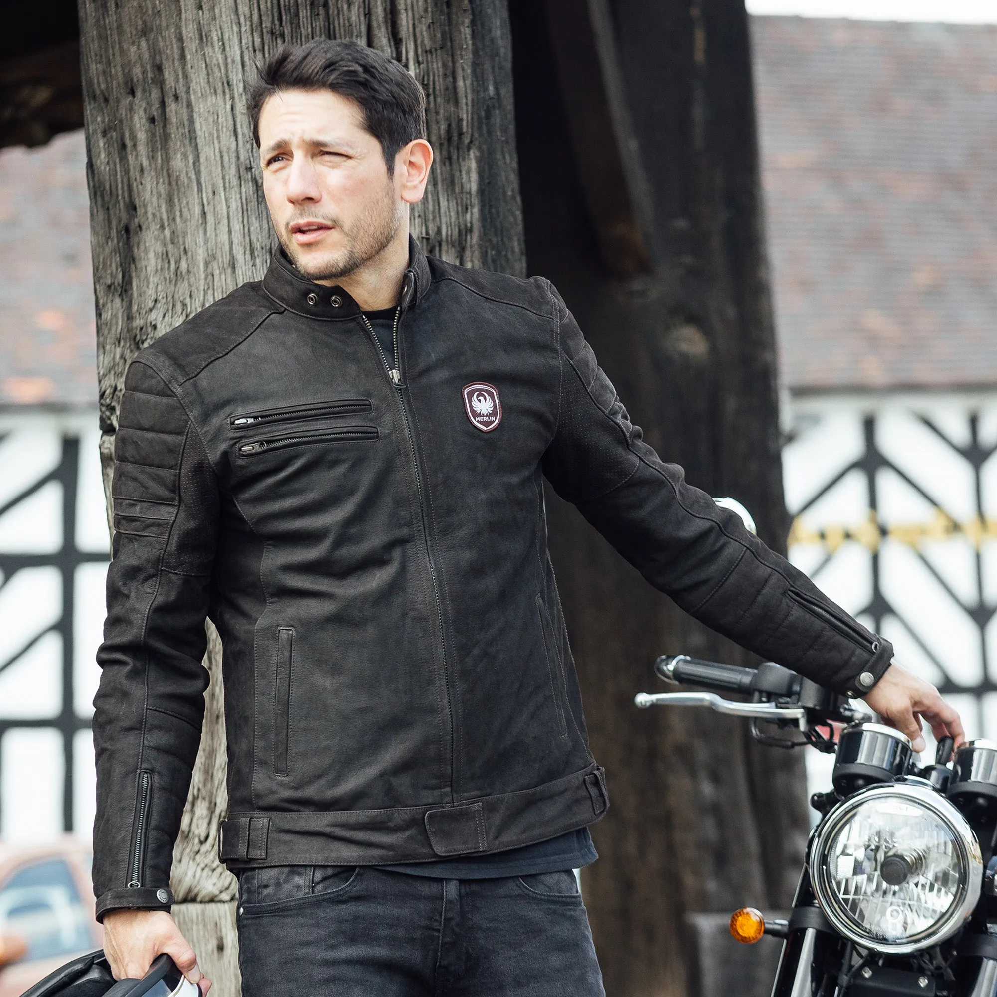 MERLIN - ALTON II D3O LEATHER JACKET