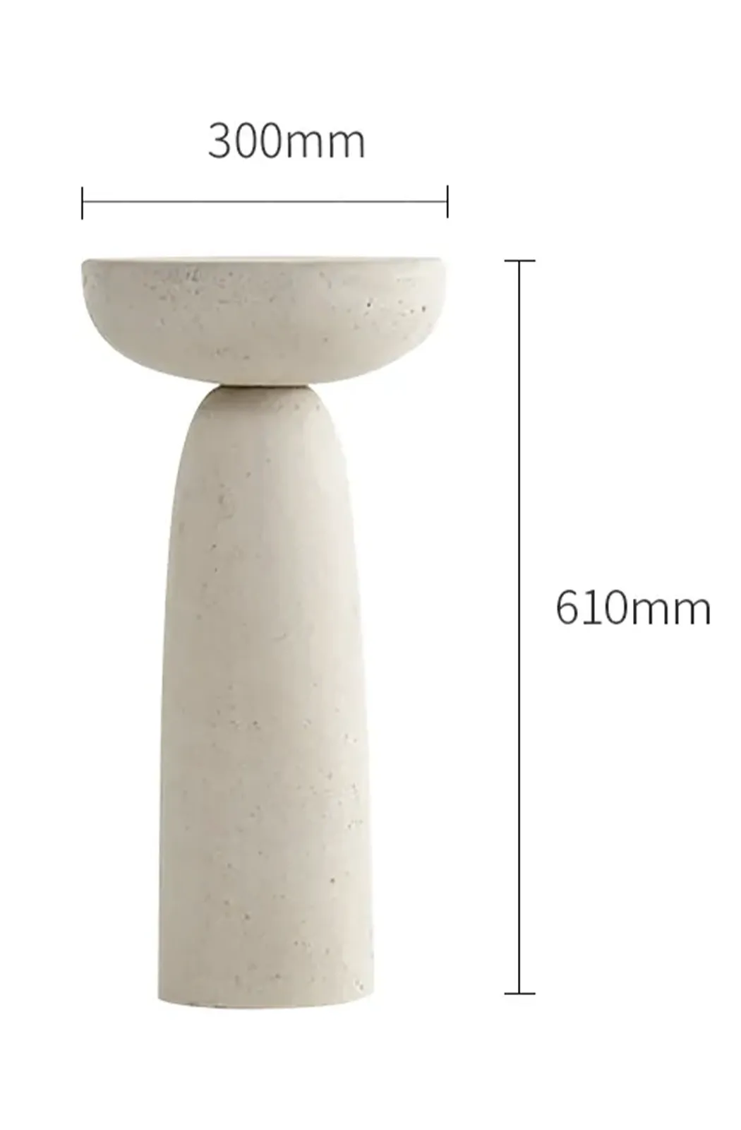 Minimalist round coffee table