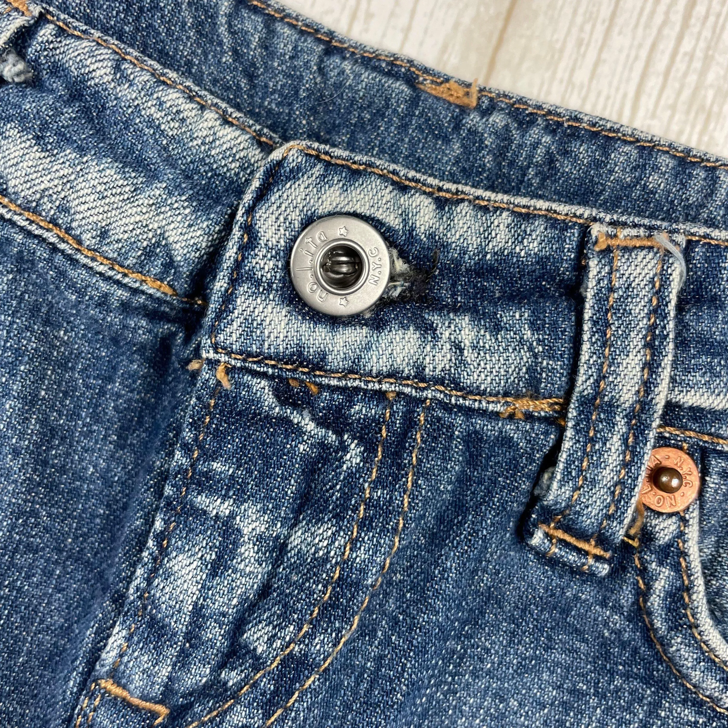 Nolita Pocket Girls Denim Jeans Skirt- Size 6