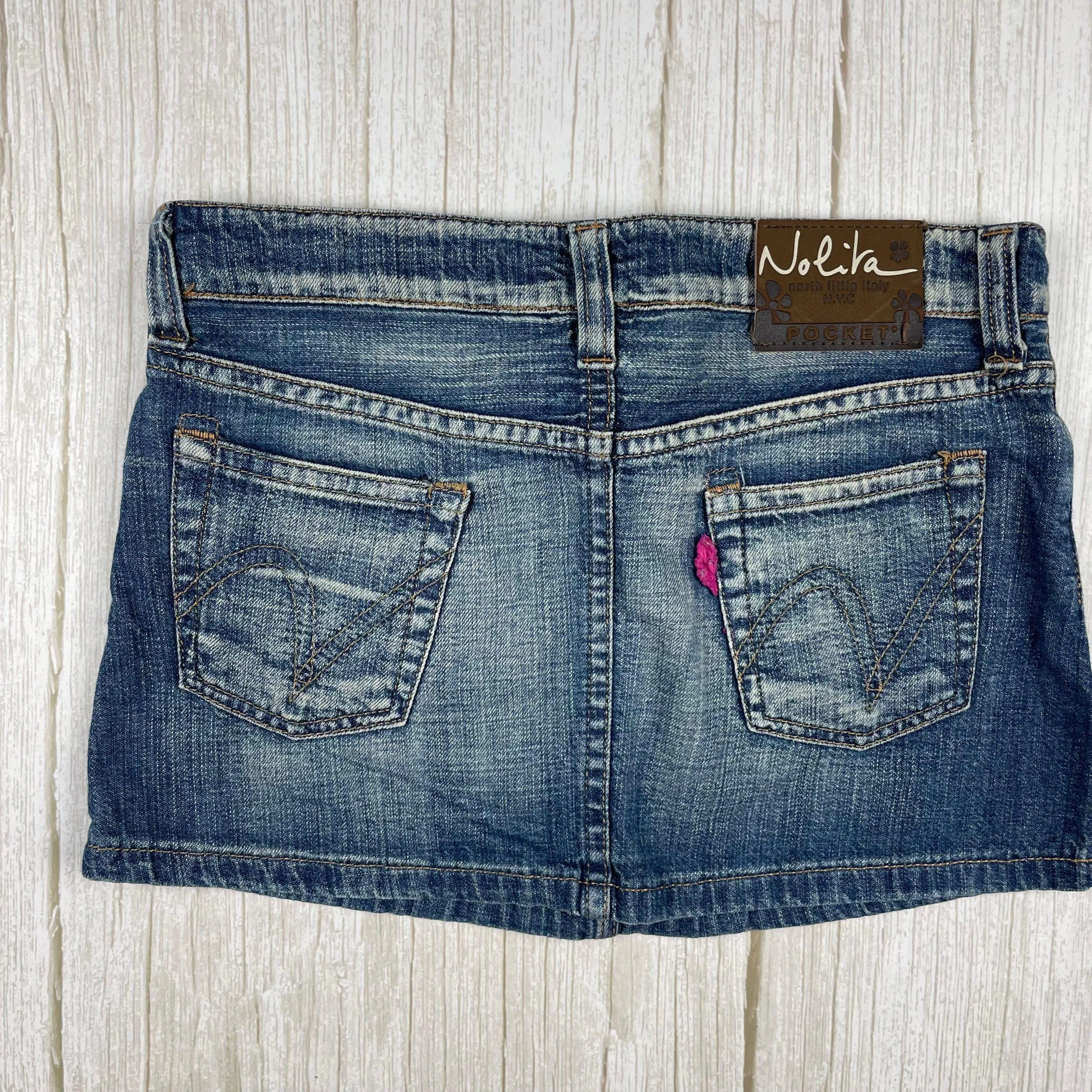 Nolita Pocket Girls Denim Jeans Skirt- Size 6