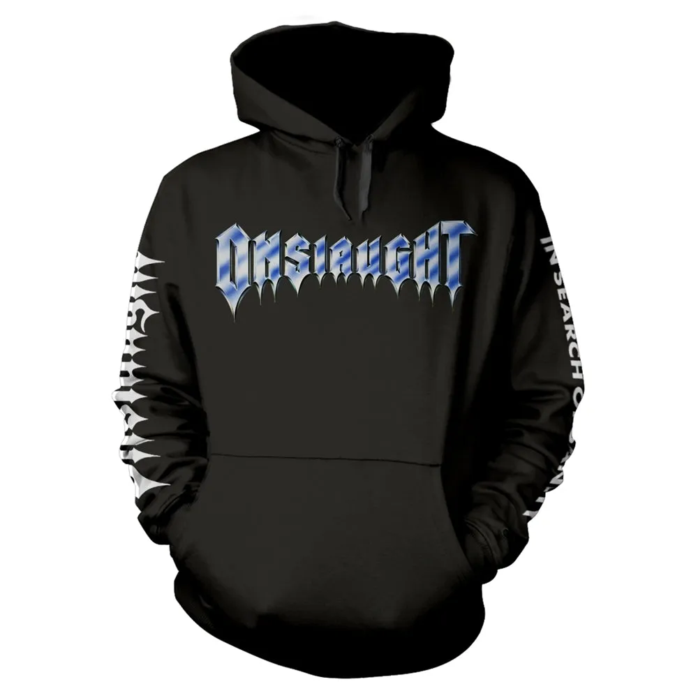 Onslaught "In Search Of Sanity" Black Pullover Hoodie