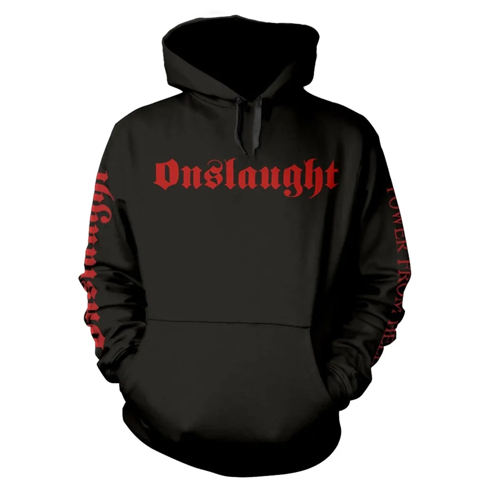 Onslaught "Power From Hell" Black Pullover Hoodie