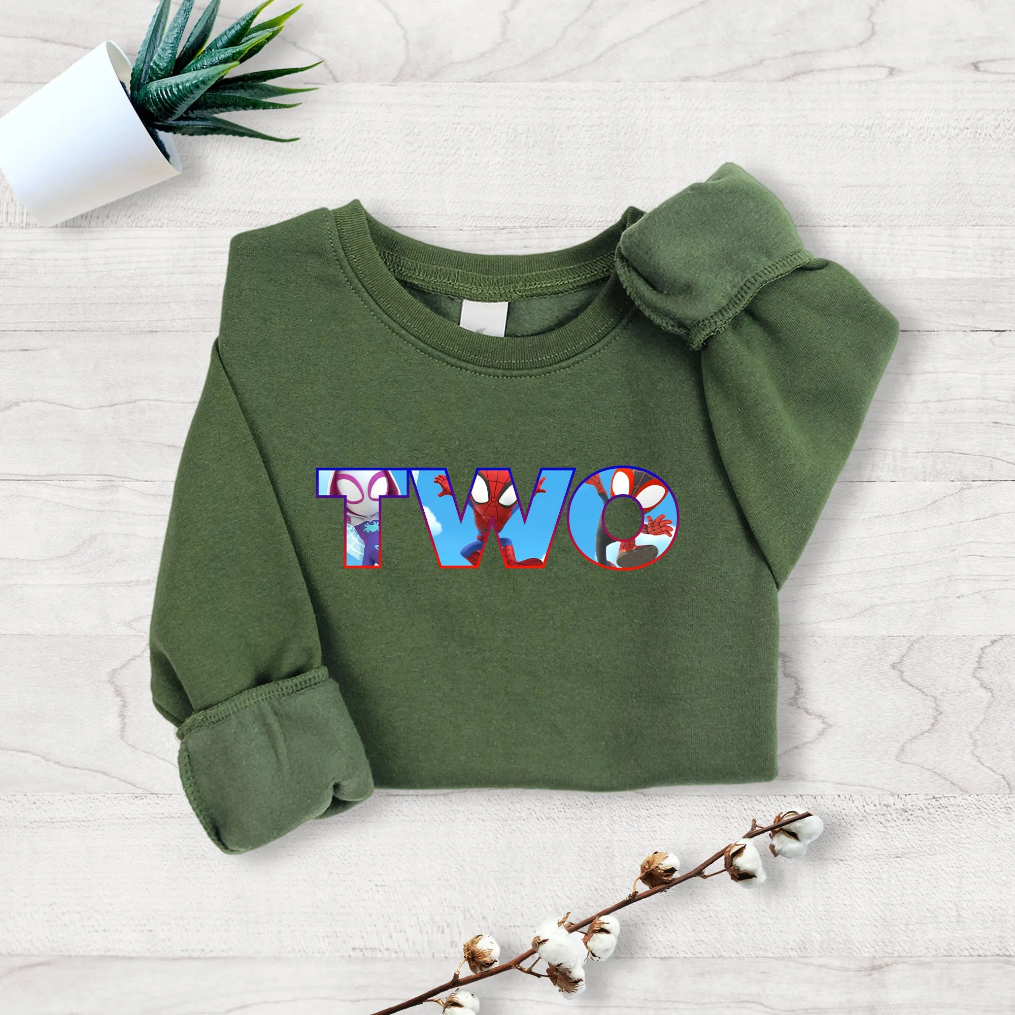 Personalized Spidey and His Amazing Friends with Name Youth Sweatshirt