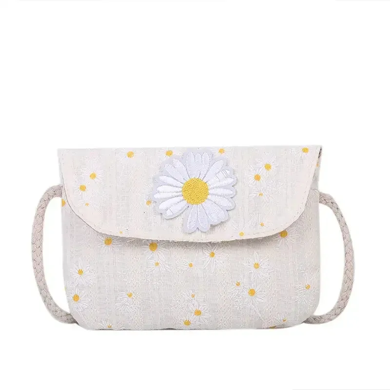 UAKISS  -  Sweet Y2k Aesthetic Flower Print Shoulder Bag Vintage Casual Kawaii Ins Handbags All Match Chic Streetwear Crossbody Bags Women