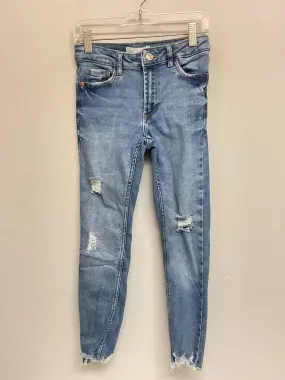 Zara Size 8 Blue Denim Big Girls Jeans